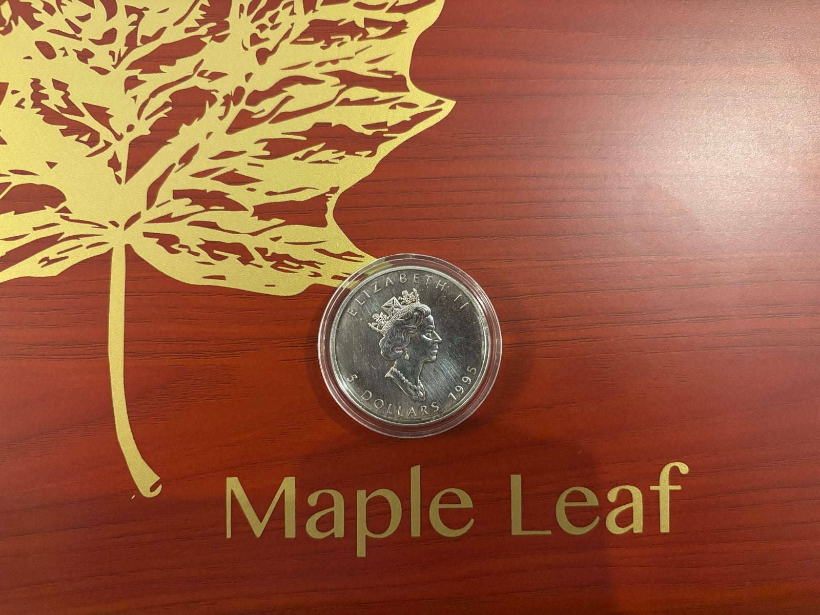 Zilveren Maple Leaf munt 1995 - 1 oz puur zilver, Ophalen of Verzenden, Zilver