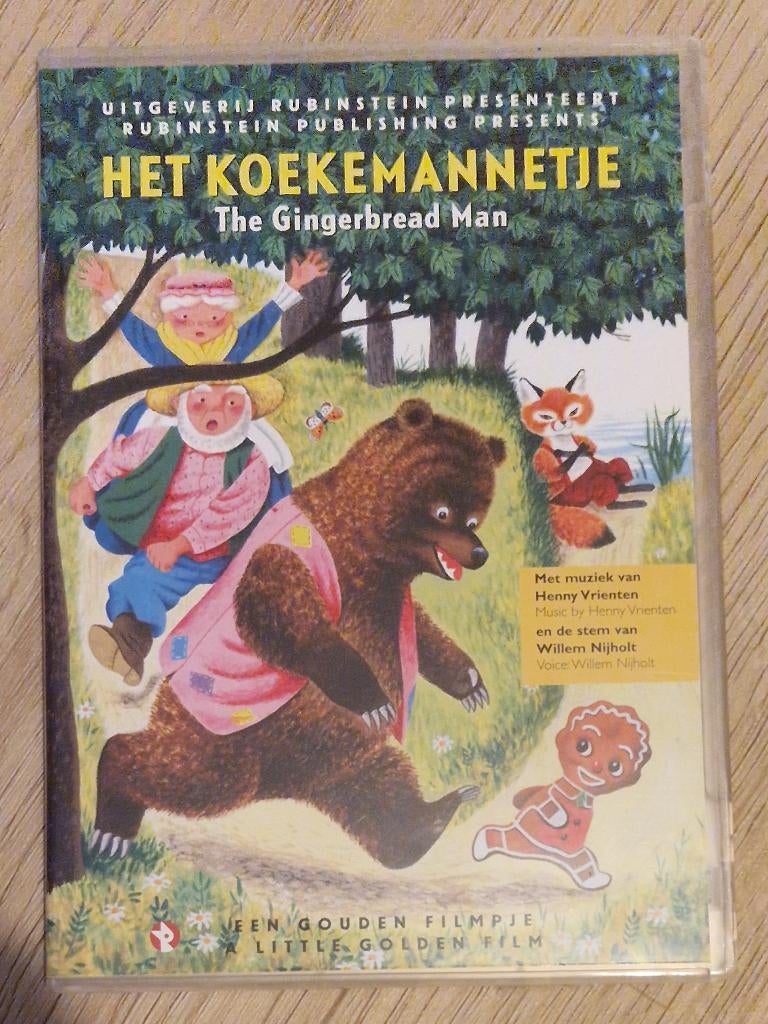 Het Koekemannetje animatie dvd met Muziek v Henny Vrienten, Alle leeftijden, Overige genres, Ophalen of Verzenden, Nieuw in verpakking
