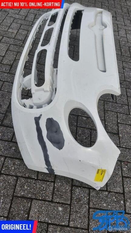 Voorbumper Fiat 500 L 735522402 Voor Bumper WIT, Gebruikt, Fiat, Voor, Ophalen of Verzenden