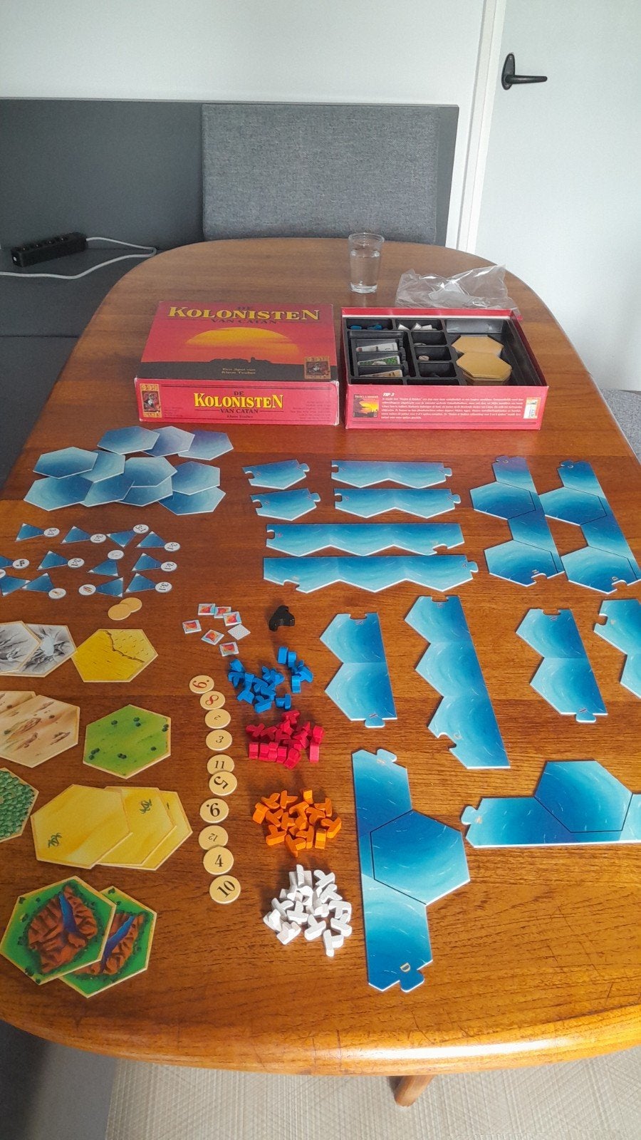 Kolonisten van Catan basis en zeevaarders hout., Hobby en Vrije tijd, Gezelschapsspellen | Bordspellen, Ophalen of Verzenden