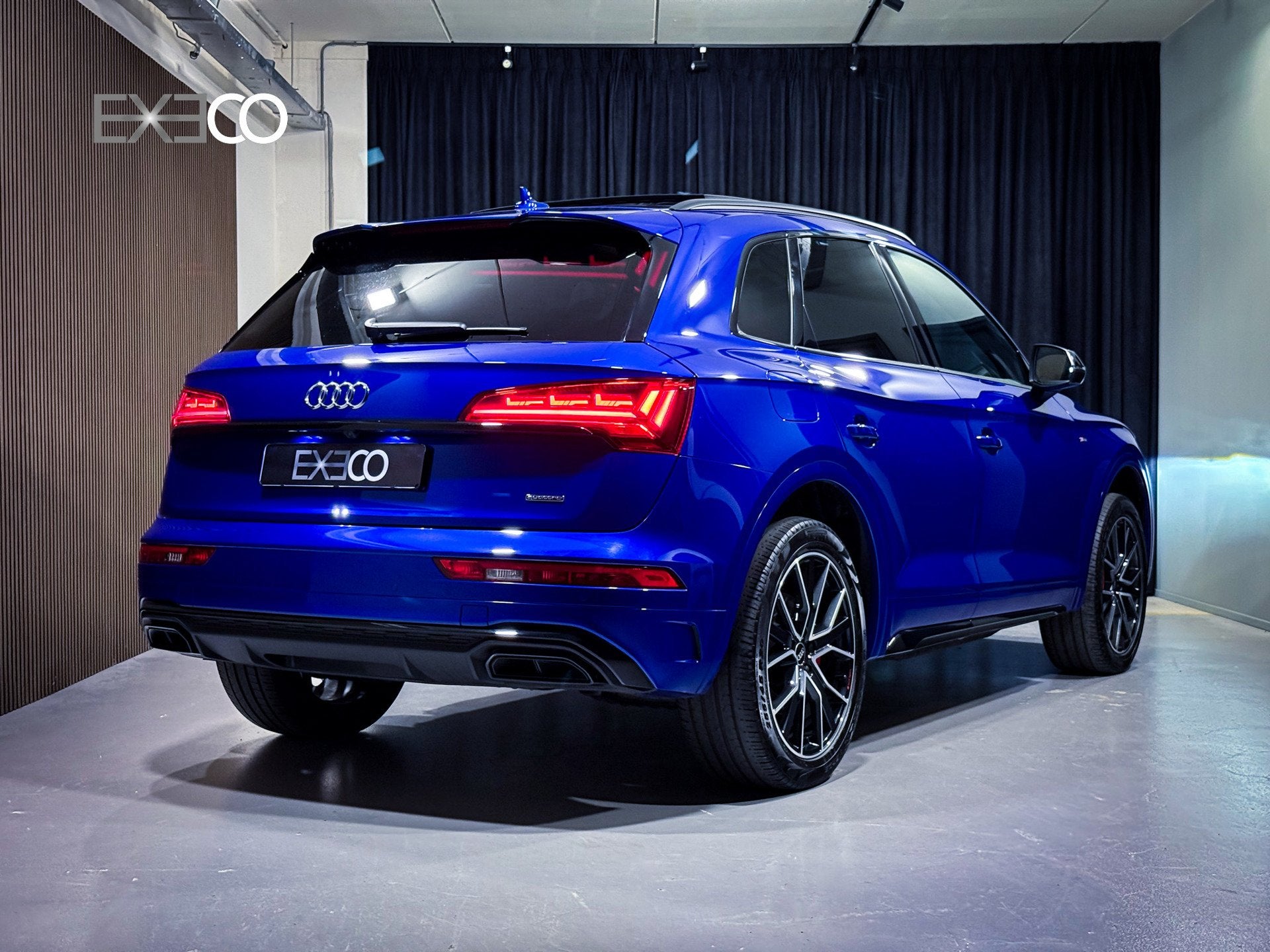 Audi Q5 50 TFSI e Quattro 3x S-Line |RS Stoel|Pano|B&O|Matri, Auto's, Audi, Automaat, Gebruikt, 4 cilinders, Blauw