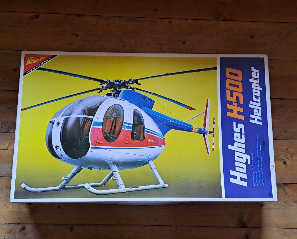 Nichimo 1/20 Hughes 500, Overige merken, Helikopter, Nieuw, Ophalen of Verzenden