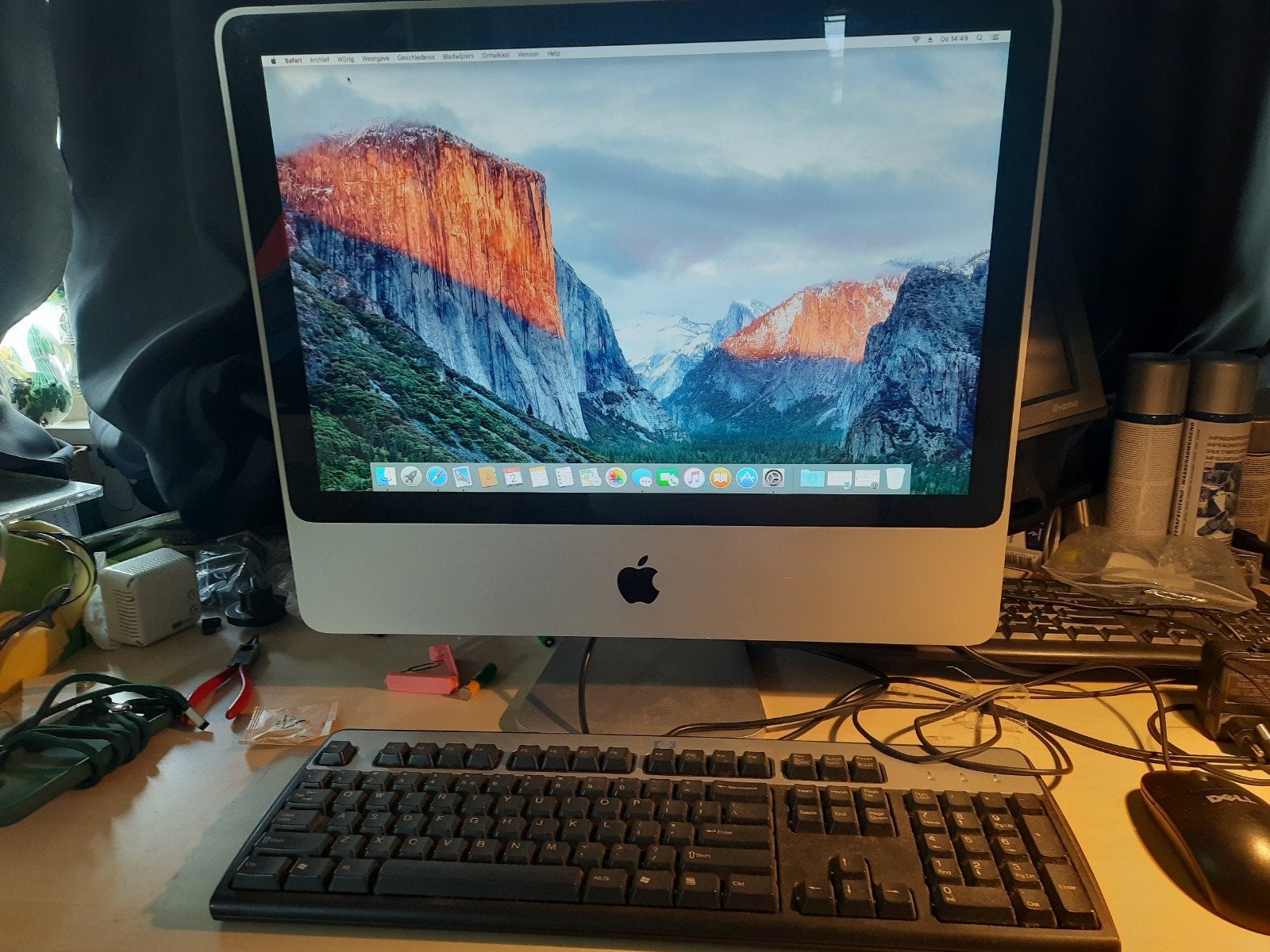 iMac 2.66 GHz Intel Core 2 Duo - OS X El Capitan, Computers en Software, Apple Desktops, Gebruikt, iMac, HDD, 2 tot 3 Ghz, 4 GB