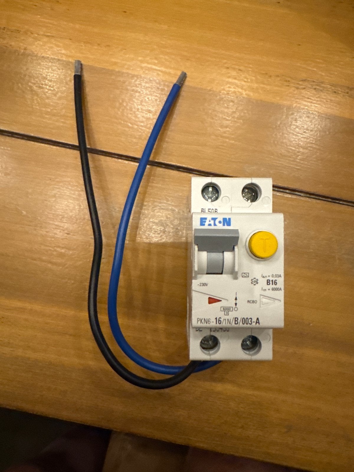 Eaton Systeem 55 Flex Aardlekautomaat PKN6-1N/B/003-A Nieuw, Ophalen of Verzenden, Nieuw, Eaton, Aardlekautomaat