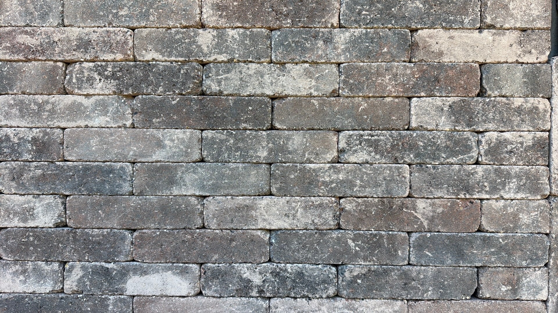 Restpartij 12m2 abbeystones trommelstenen 20x5x7 waalformaat, Ophalen, Nieuw, Beton, Klinkers