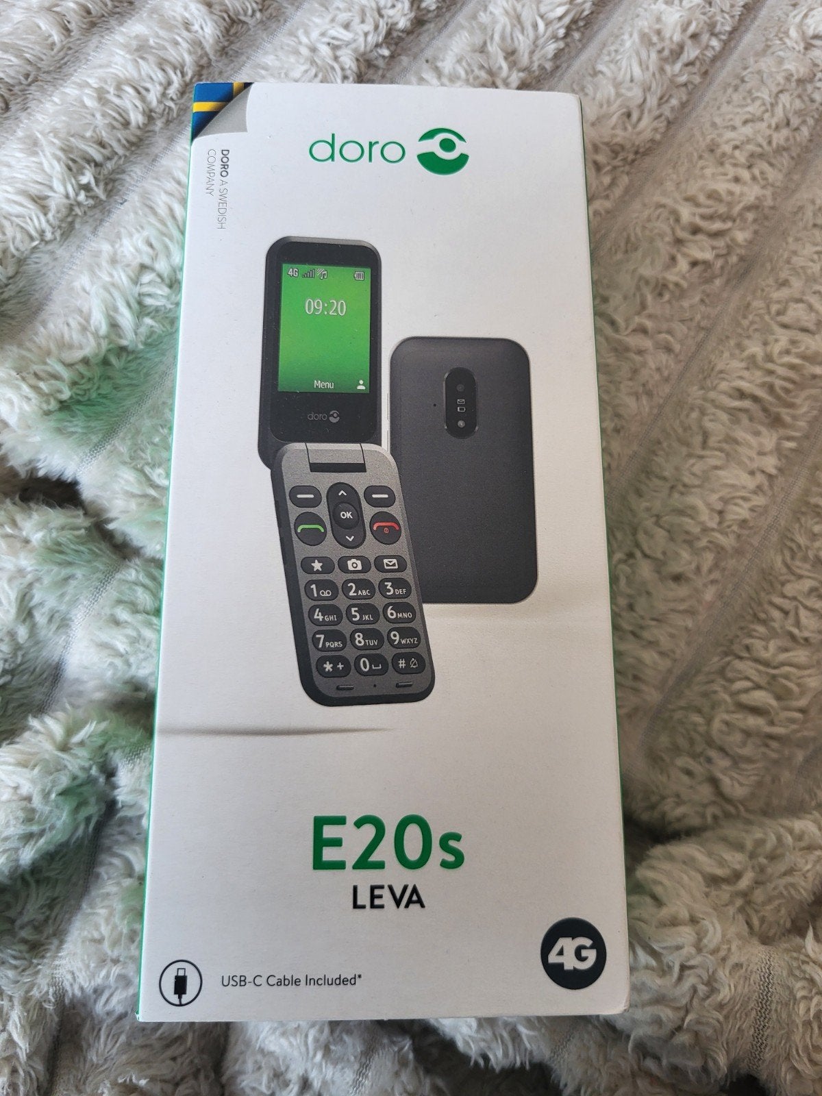 Doro LEVA E20s Klaptelefoon 4G - Nieuw in doos, Nieuw, Inklapmodel, Ophalen of Verzenden, Minder dan 3 megapixel