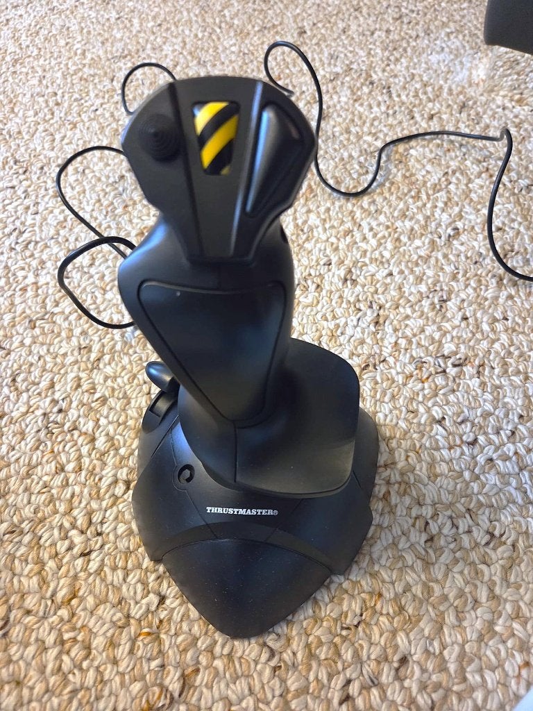 Thrustmaster Flight Stick / Instap Joystick PC Simulator, Ophalen of Verzenden, Zo goed als nieuw, Thustmaster