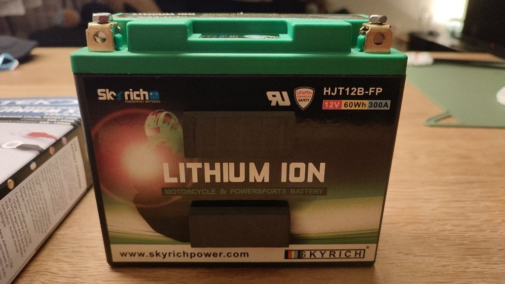 Skyrich Lithium accu voor Ducati 848, 1098 of 1198, Motoren, Onderdelen | Ducati, Ophalen of Verzenden, Gebruikt