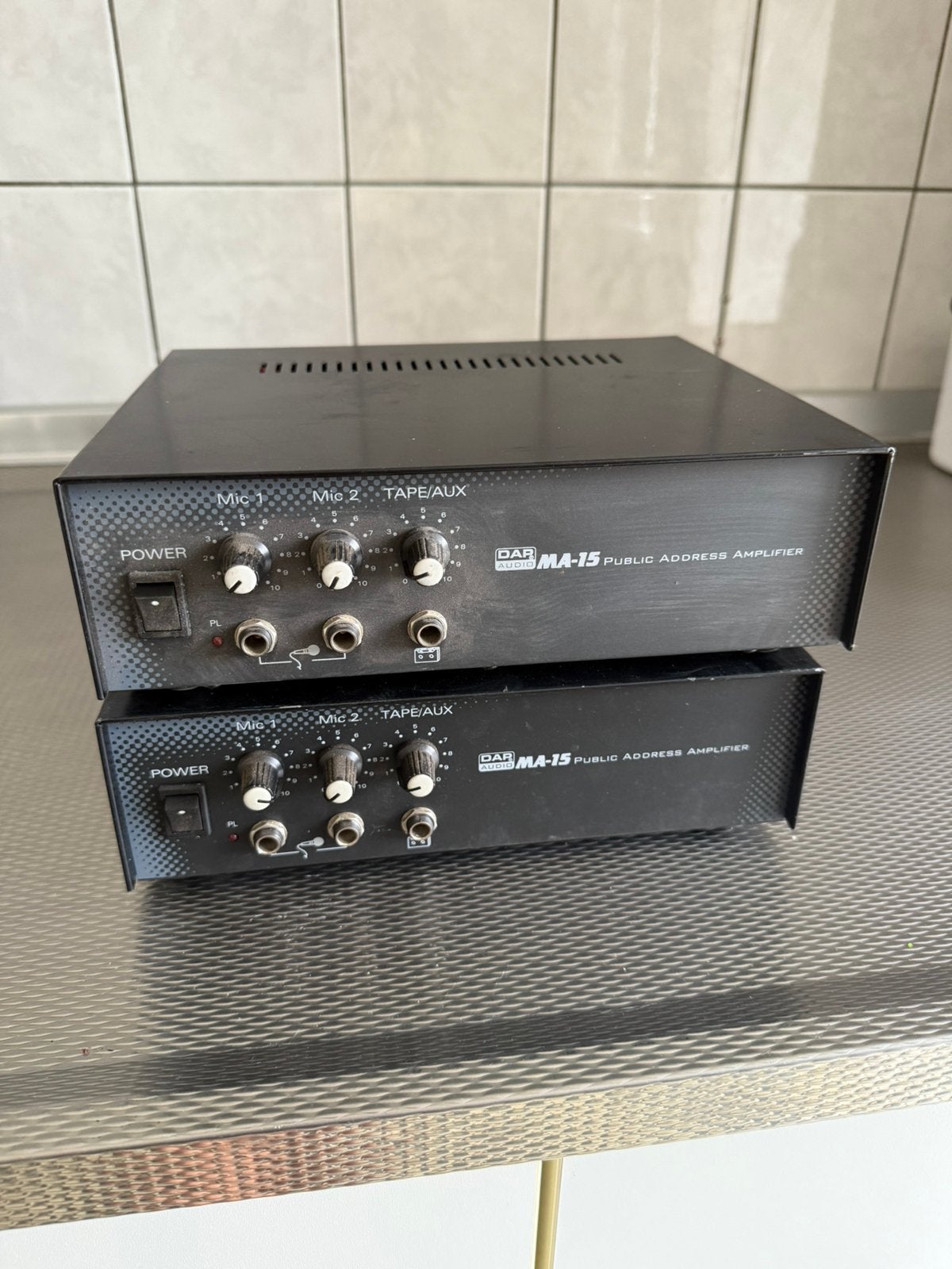 2x DAP Audio MA-15 mengversterker, Ophalen of Verzenden, Gebruikt, Minder dan 60 watt, Overige merken