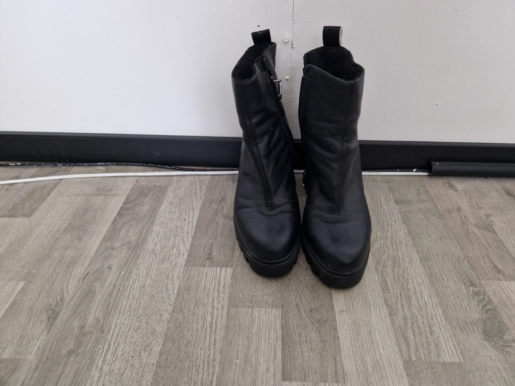 Calvin Klein Jeans Zwarte Enkellaarzen met Hak, Kleding | Dames, Schoenen, Zwart, Lage of Enkellaarzen, Ophalen of Verzenden, Calvin Klein Jeans