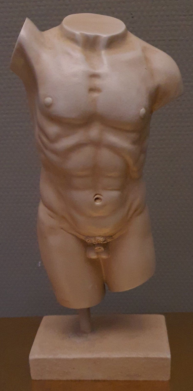 Beeld sculptuur torso man hoogte 28 cm, Ophalen of Verzenden, Beeld, 20 - 50 cm