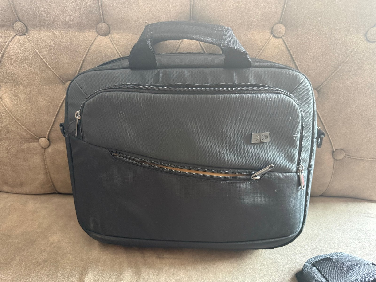 Case Logic laptoptas 15 inch - Zwart, Gebruikt, Gevoerd laptopvak, 15 inch, Aktetas