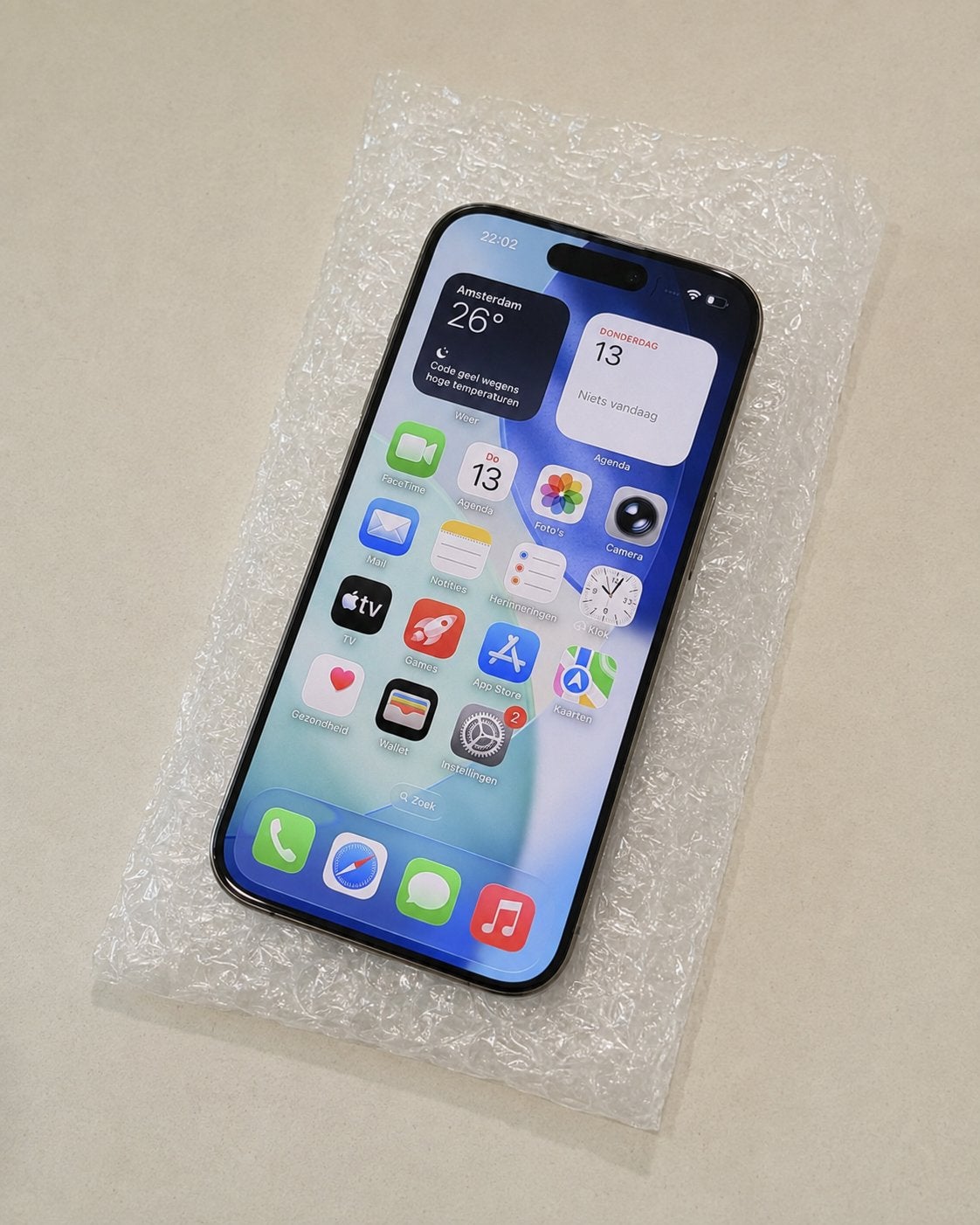iPhone 15 Pro 256GB topstaat met nieuwe originele batterij, 256 GB, Nieuw, Ophalen of Verzenden, Zonder simlock
