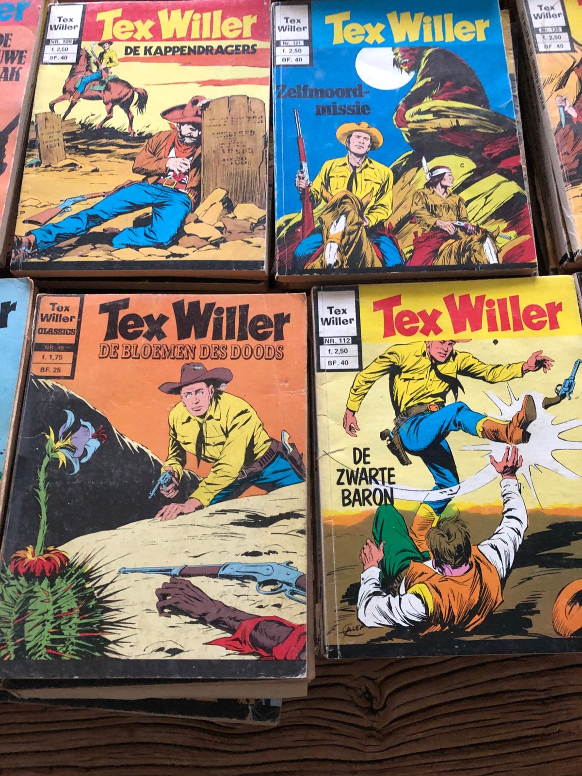 Tex Willer boekjes., Europa, Meerdere comics, Ophalen, Gelezen