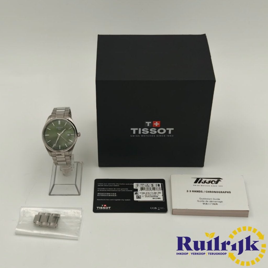 Tissot PR100 horloge groen Quartz - Full set - Met garantie, Tissot, Zo goed als nieuw, Support@tissot.com, Rue Louis-Joseph Chevalier 1
2002 Neuchâtel
Switzerland