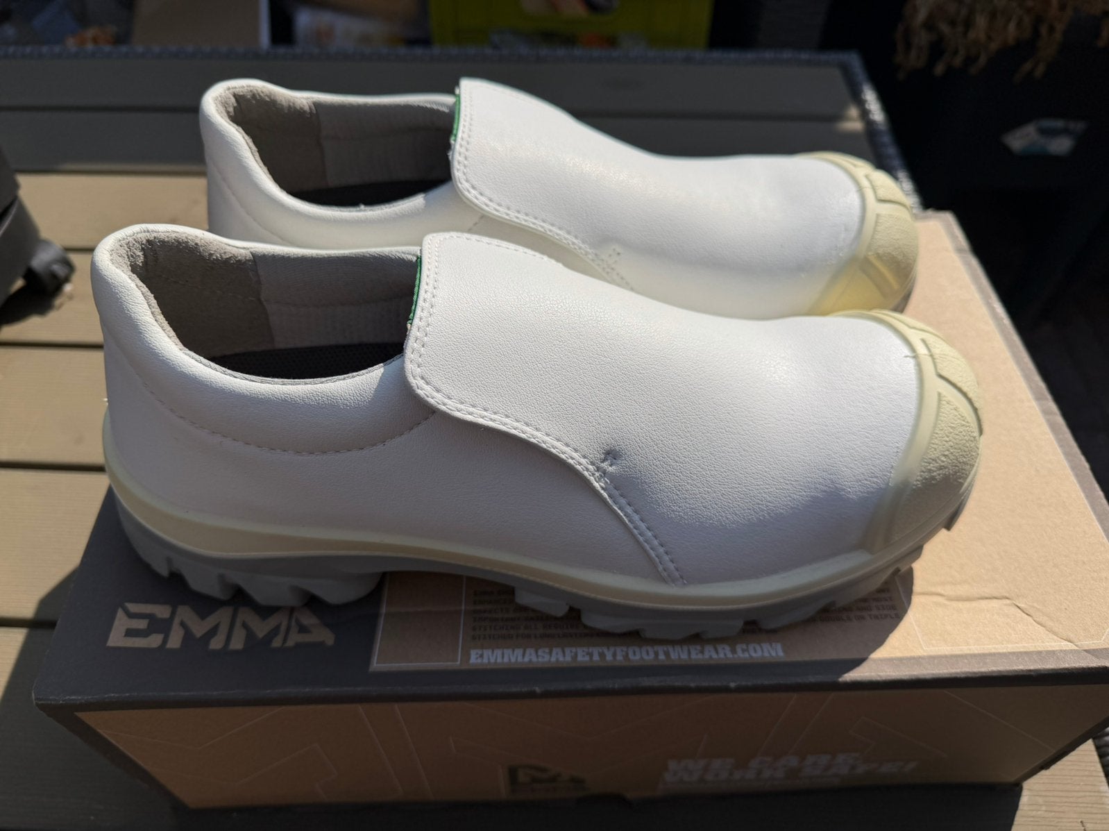Emma vera S2 maat 43 D klompen, Ophalen, Wit, Nieuw, Werkschoenen