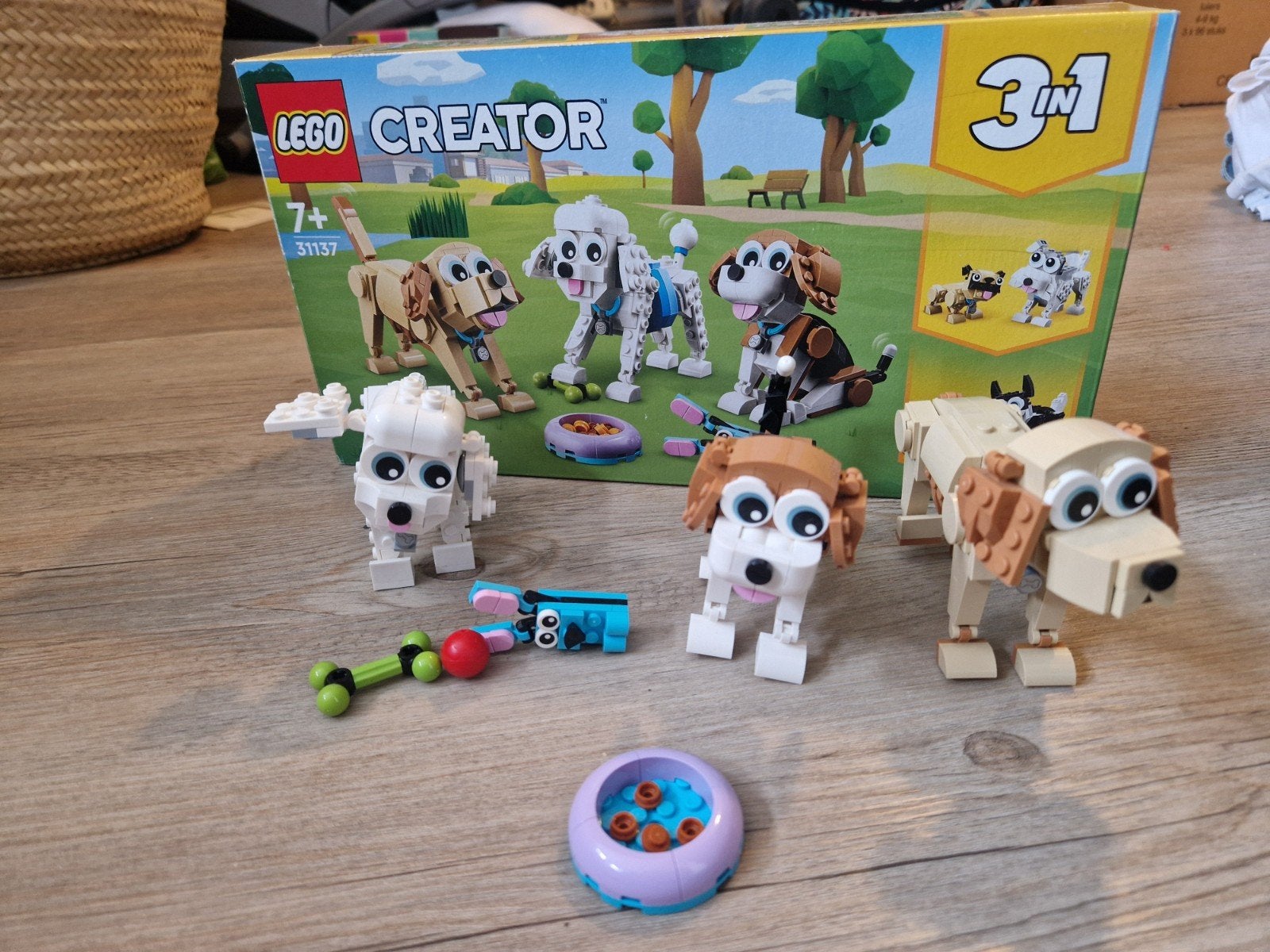 Lego 3 in 1 creator honden, Ophalen of Verzenden, Zo goed als nieuw