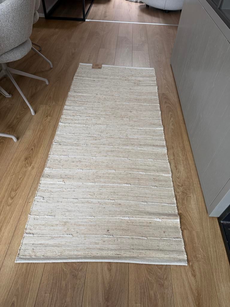 Nieuw Jute Vloerkleed 80x200cm - 4 stuks beschikbaar, Ophalen, Beige, Nieuw, 50 tot 100 cm