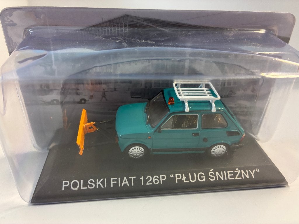 27199: Polski Fiat 126P "Sneeuwschuiver" - Atlas 1:43, Auto, Nieuw, Ophalen of Verzenden, Bachsatztstr. 54 D 72131 Ofterdingen, Germany