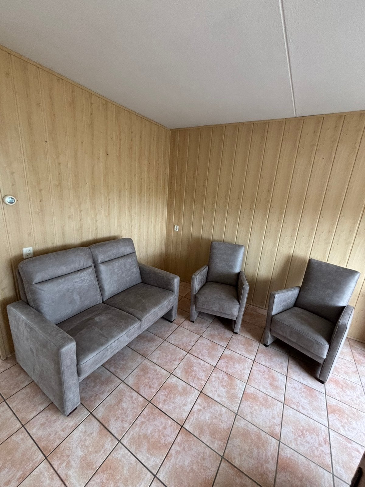 Bankstel en 2 stoelen, Ophalen, Zo goed als nieuw