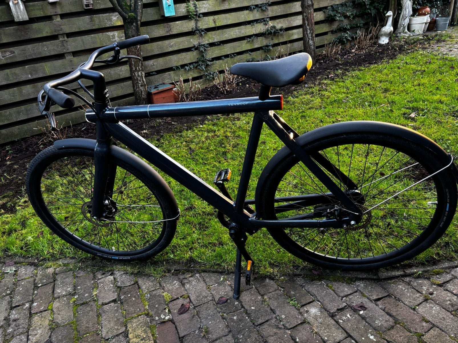 Van Moof S2 antraciet, Gebruikt, Versnellingen, Schijfrem, Ophalen
