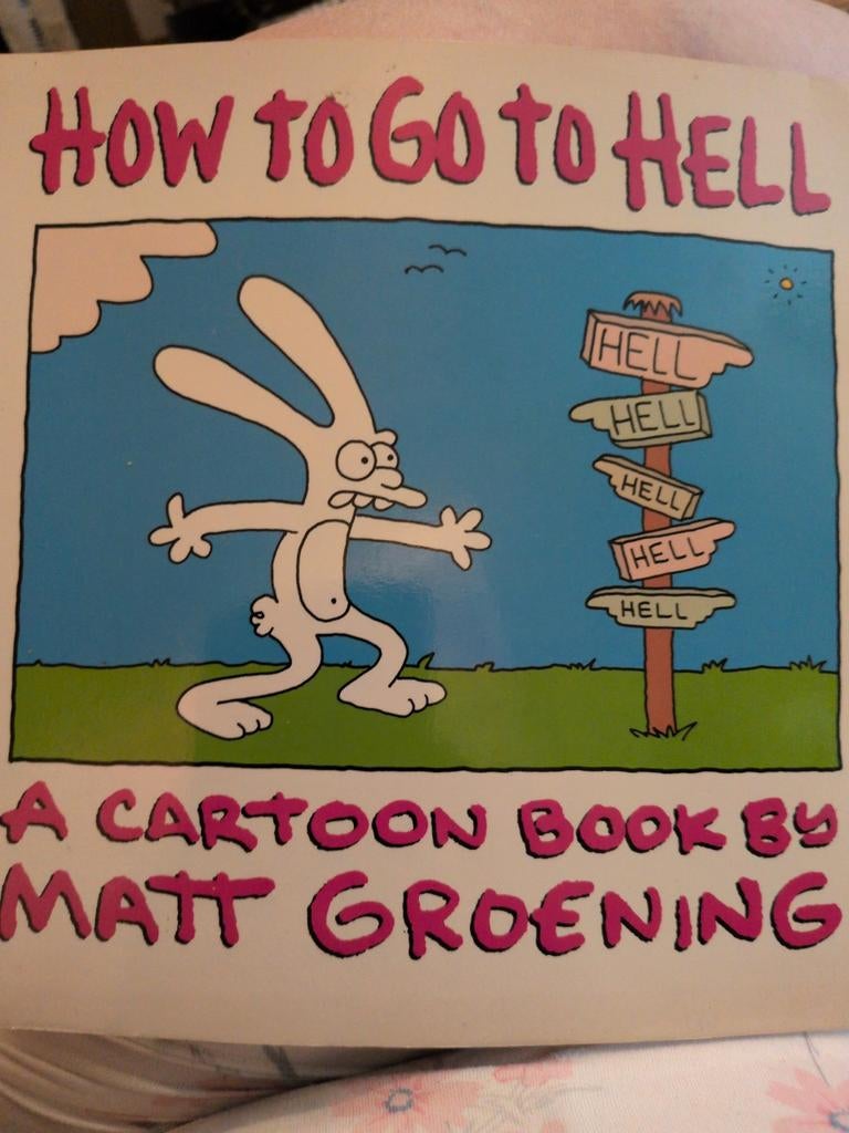 How to Go to Hell - Matt Groening (Life in Hell), Boeken, Stripboeken, Eén stripboek, Ophalen of Verzenden, Zo goed als nieuw