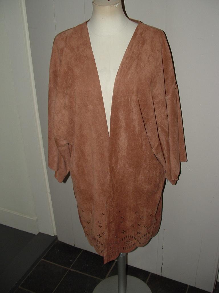 Minkpink suedine openvallend vest blazer jasje maat XS/S, Minkpink, Ophalen of Verzenden, Zo goed als nieuw, Jasje