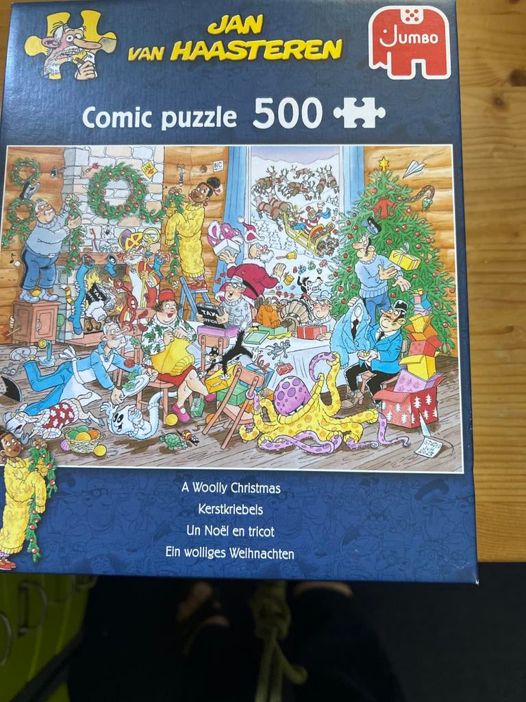 Jan van Haasteren Comic Puzzel 500 stukjes Kerstkriebels, Ophalen of Verzenden, Minder dan 10 stukjes, Zo goed als nieuw, 6 jaar of ouder
