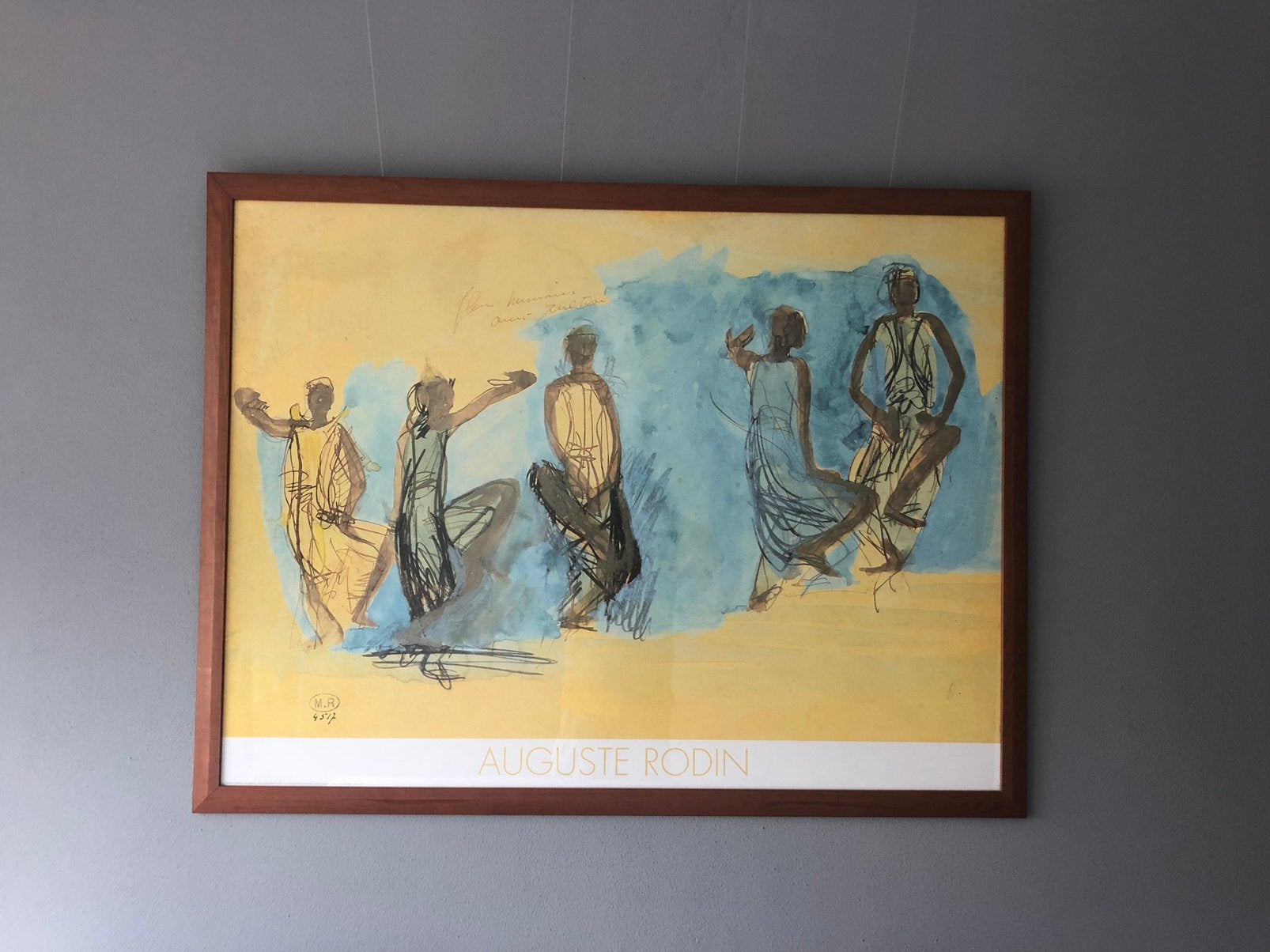 Auguste Rodin Poster op papier en karton, Ophalen