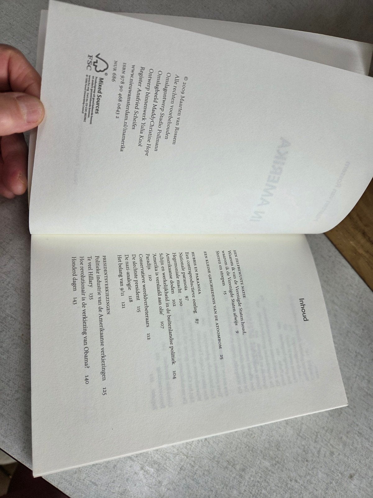 Maarten van Rossem - In Amerika (Boek), Ophalen of Verzenden, 20e eeuw of later, Gelezen, Maarten van Rossem