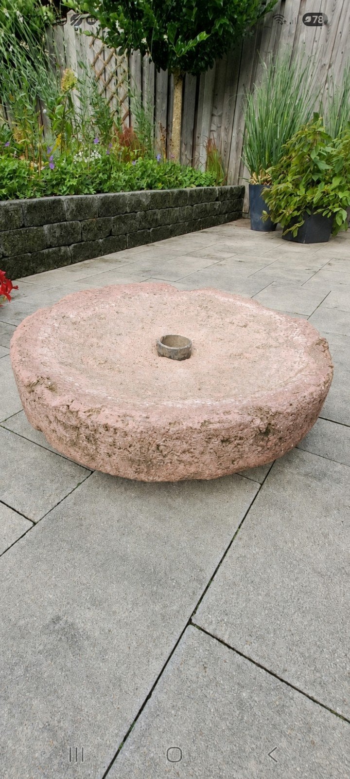 Molensteen
rond 70 cm
dik 15 cm, Ophalen, Beton, Overige typen