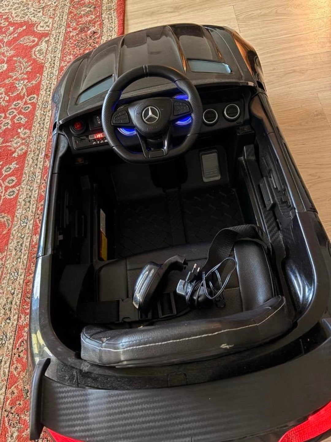 Mercedes GTR AMG kinderauto zwart 12V4,5Ah, Ophalen of Verzenden, Gebruikt