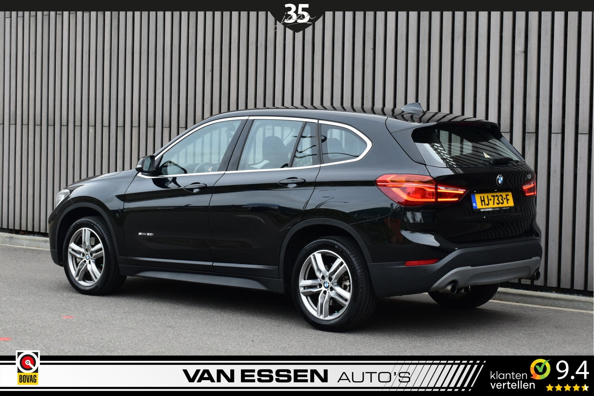 BMW X1 sDrive20i Essential Automaat Xenon Navigatie Cruise C, Auto's, 1998 cc, Euro 6, Zwart, Origineel Nederlands
