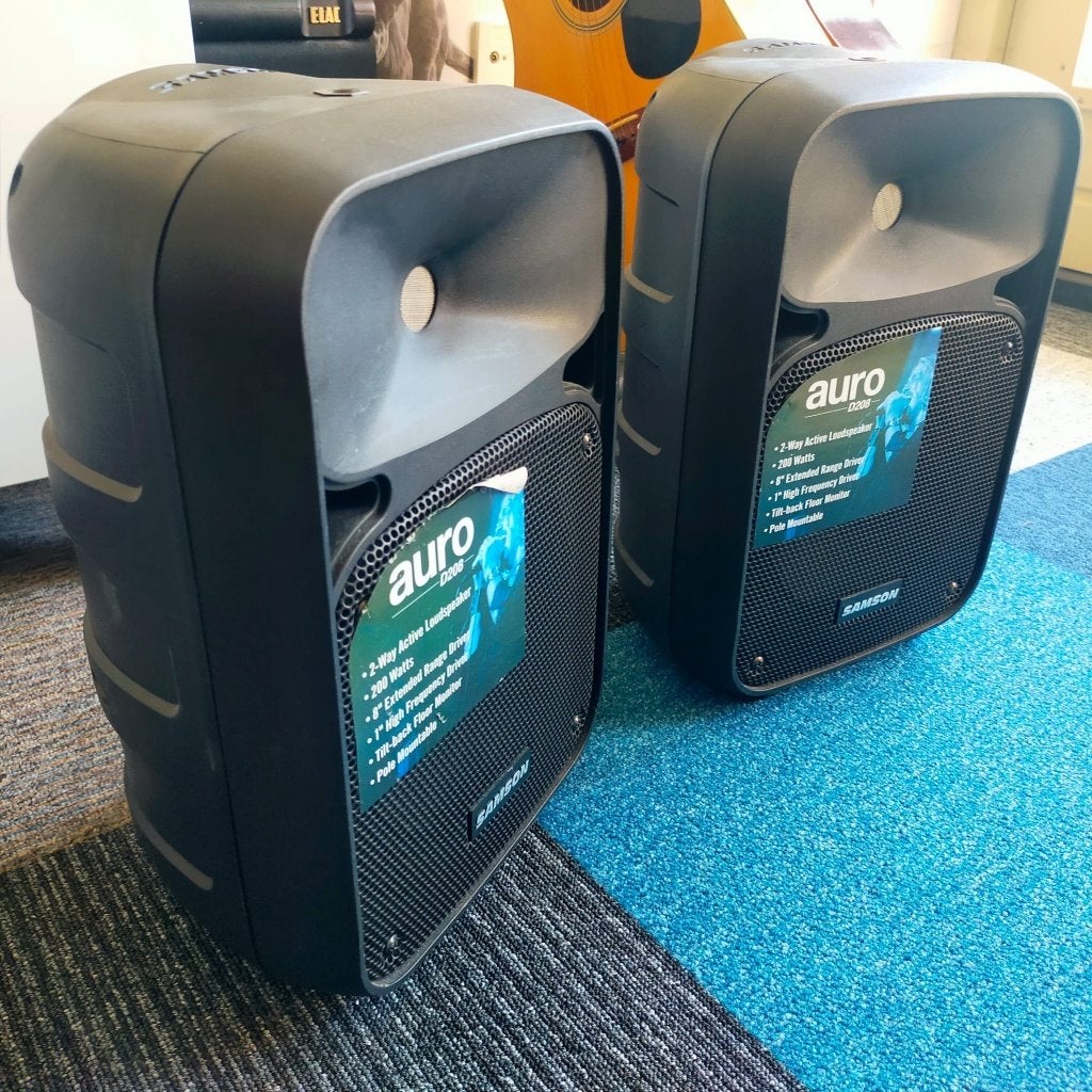 Samson Auro D208 8" Active Loudspeakers (300€ beide)