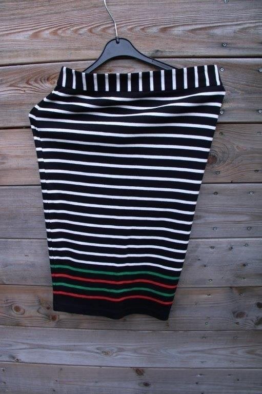 Rok zwart/ creme/ kleur Armedangels mt S Vaste prijs, Zwart, Ophalen of Verzenden, Zo goed als nieuw, Knielengte