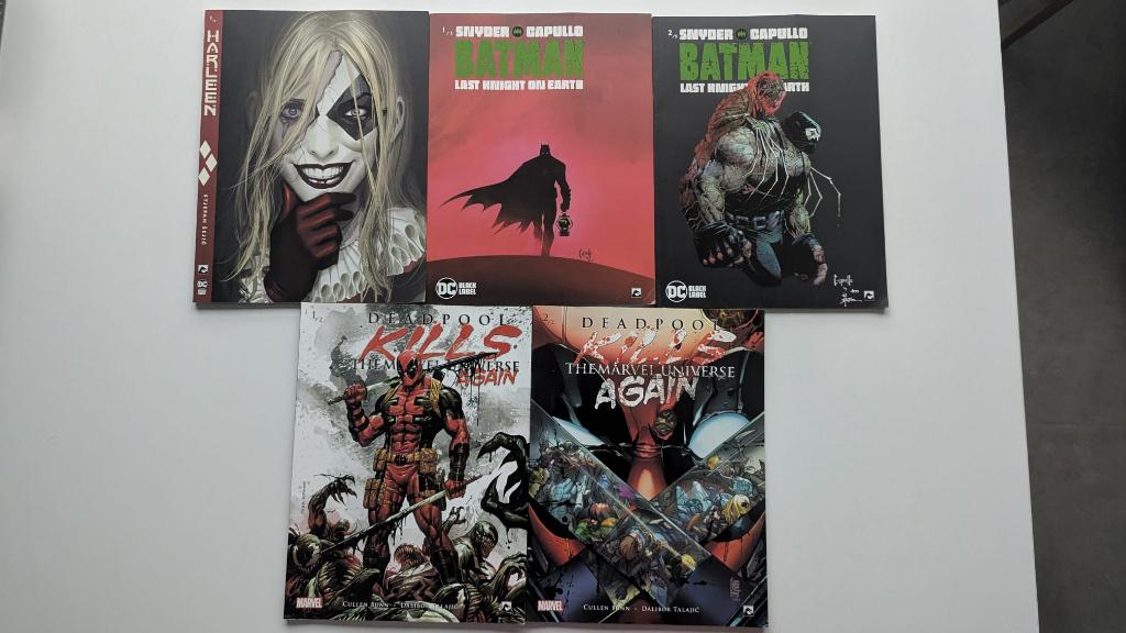 Harleen, Deadpool, Batman books, Meerdere comics, Ophalen of Verzenden, Gelezen, Amerika