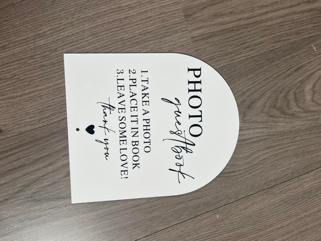 Bruiloft decoratie, Ophalen, Zo goed als nieuw