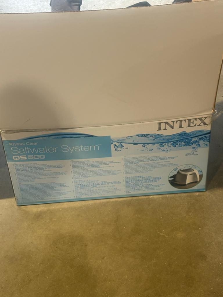Intex Krystal Clear Saltwater System QS500 Zoutwatersysteem, Tuin en Terras, Zwembad-toebehoren, Ophalen, Nieuw, Overige typen