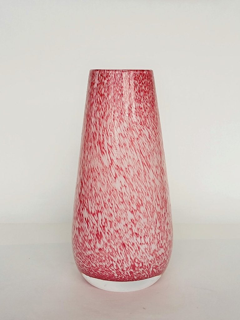 Vaas Fidrio Gloriosa Ancient Pink Handgeblazen Vintage, Ophalen of Verzenden