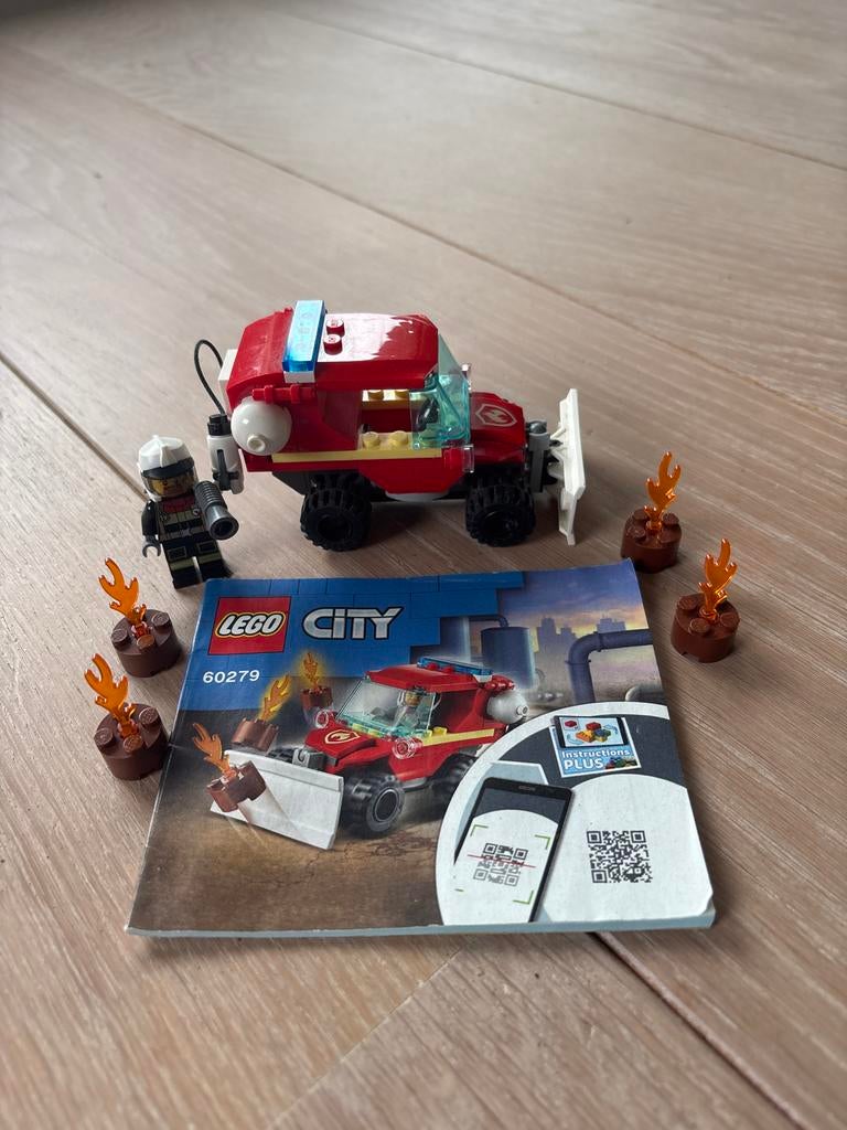 LEGO City 60279 Brandweer Pick-up met handleiding, City, Lego, Ophalen of Verzenden, Zo goed als nieuw