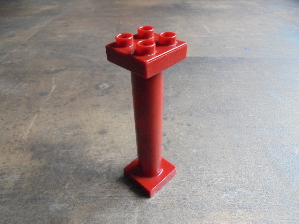 Lego Duplo Support Column 2x2x6 Round (zie foto's), Ophalen of Verzenden, Gebruikt, Losse stenen, Duplo