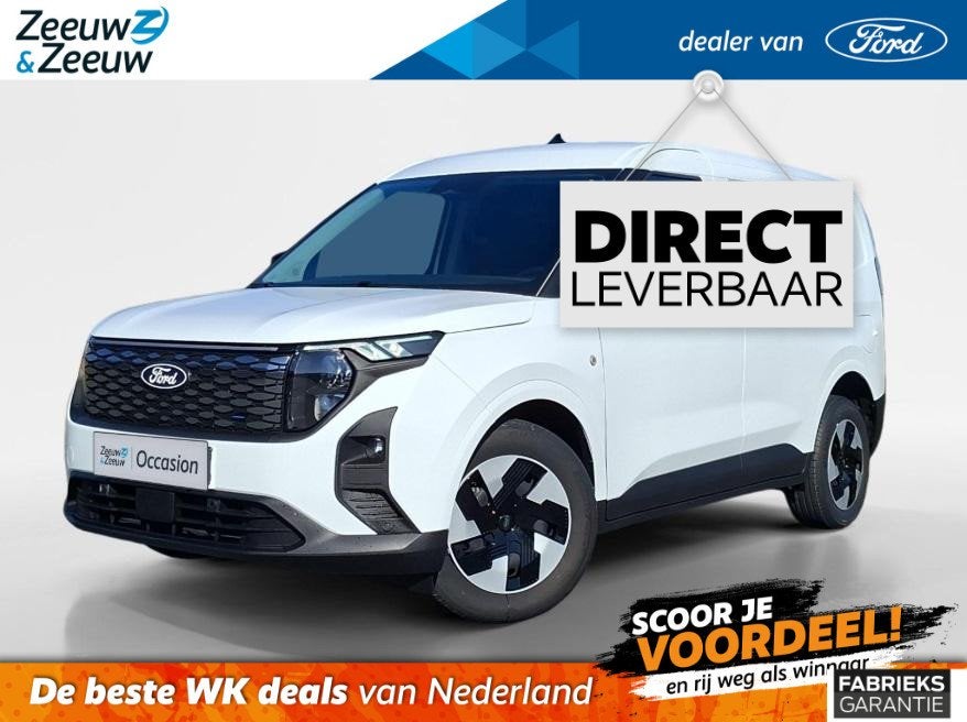 Ford E-Transit Courier Trend 44 kWh | DEMO | Trekhaak | Navi, 750 kg, Met garantie (alle), 1524 kg, Grijs