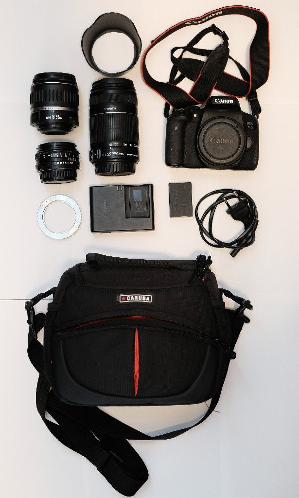 Canon 750D inclusief lenzen pakket - ideaal voor beginners, Ophalen, Gebruikt, Spiegelreflex, Canon