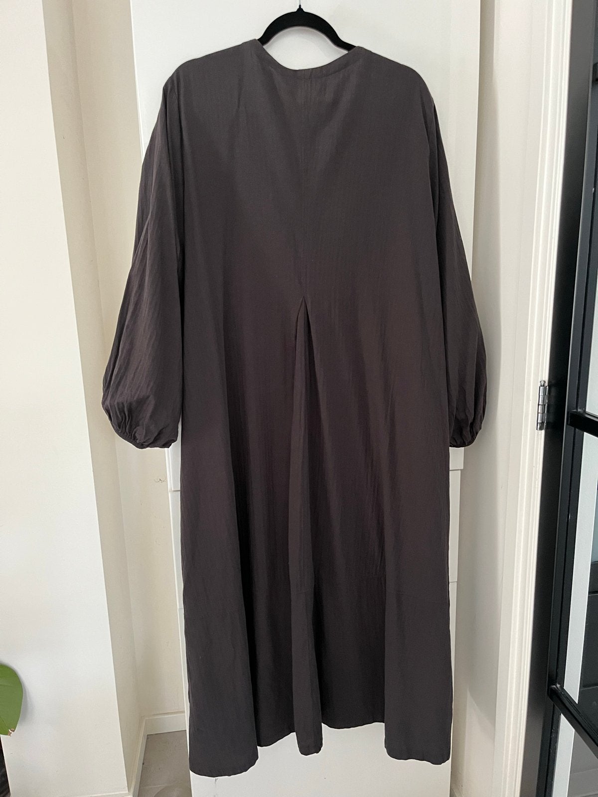 H&M Antraciet Jurk Maat 44/46, Ophalen of Verzenden, Zo goed als nieuw, Maat 46/48 (XL) of groter, Grijs