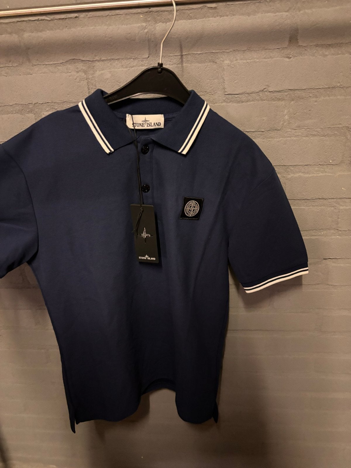 Stone Island polo donkerblauw maat M nieuw met kaartjes, Ophalen of Verzenden, Nieuw, Maat 48/50 (M), Blauw
