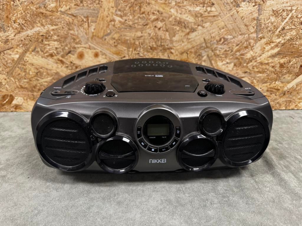 Nikkei NPRC90AT Boombox Krachtig geluid met Bass Boost -ReK4, Gebruikt, Ophalen of Verzenden, X, X