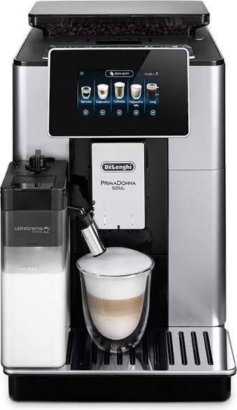 Delonghi Prima Donna Soul - Perfect onderhouden, Ophalen, Afneembaar waterreservoir, Gebruikt, Koffiemachine