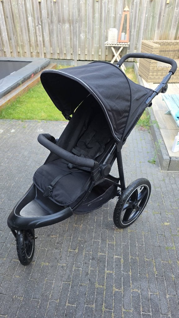 Hauck runner 2 buggy incl regenhoes, Ophalen, Gebruikt, Overige merken, Verstelbare rugleuning