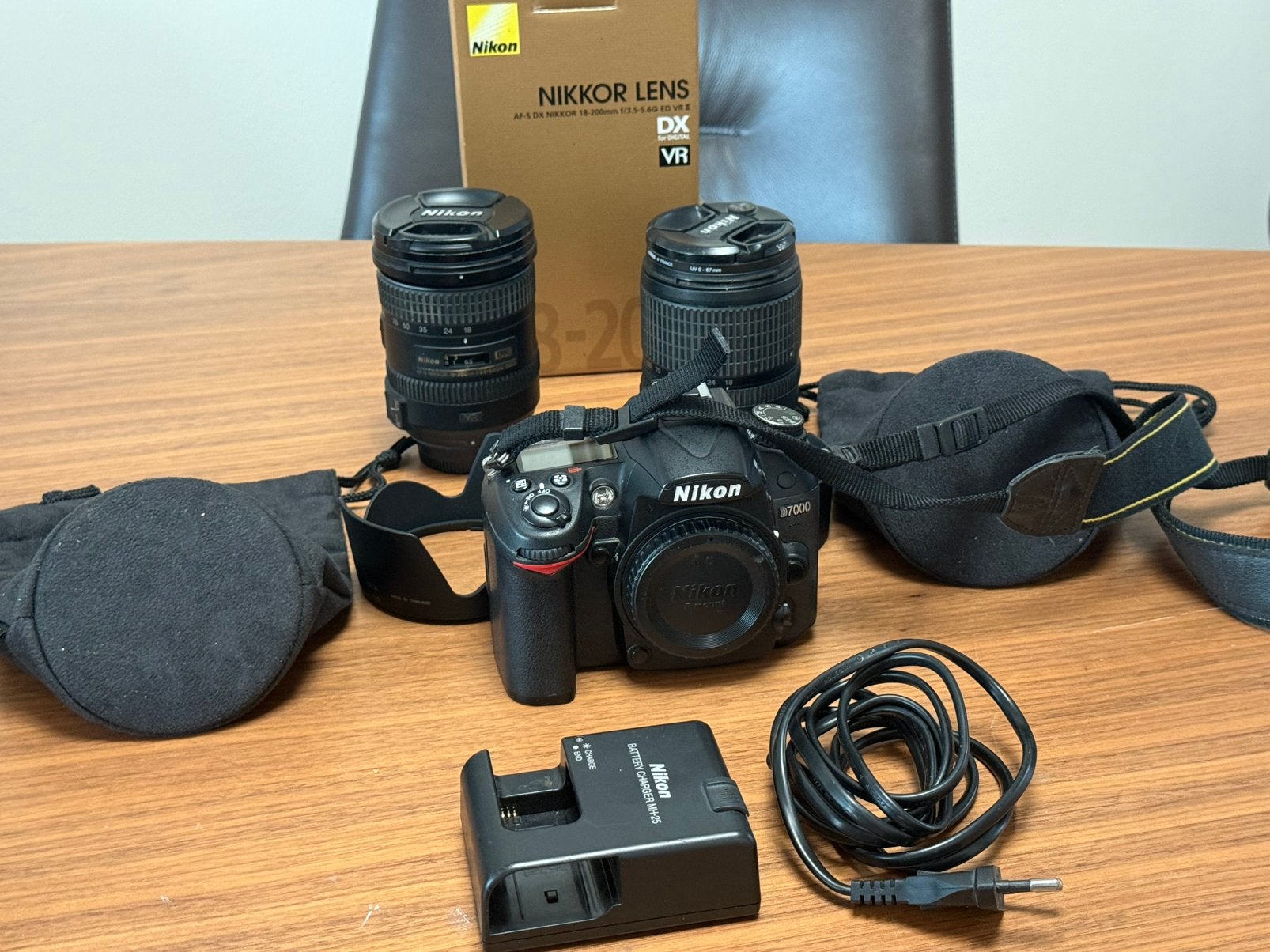 Nikon D7000 met AF-S 18-200mm VRII, Beeldstabilisatie, Gebruikt, Spiegelreflex, 16 megapixels