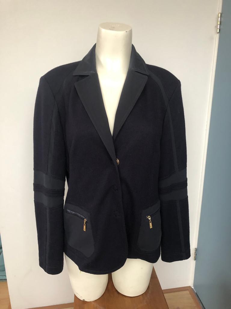 Basler weekend donkerblauw wol wollen blazer 40, Maat 38/40 (M), Blauw, Basler, Ophalen of Verzenden
